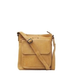 DR Amsterdam Tampa Schoudertas Cross-Over Geel