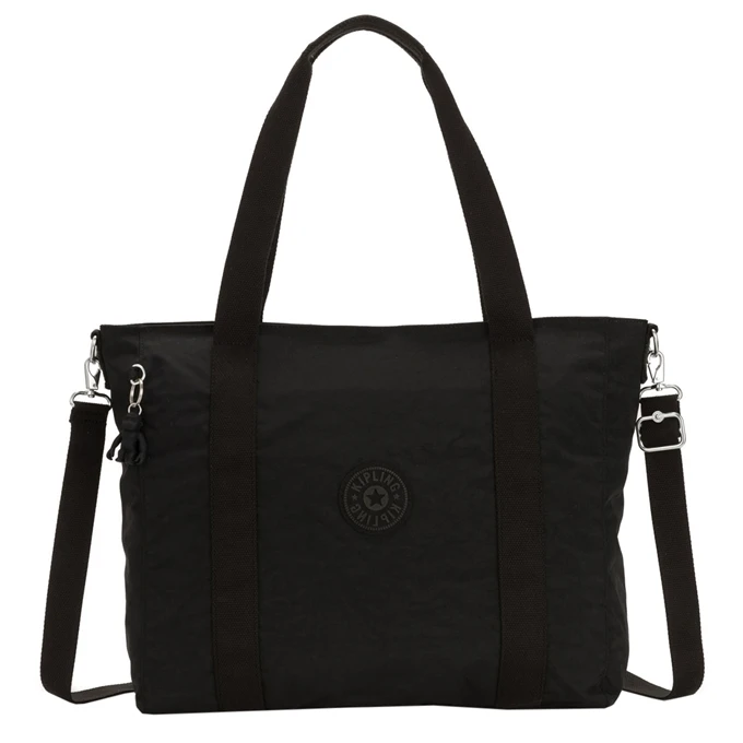 Kipling Asseni Schoudertas Black Noir 3 Kipling Asseni Schoudertas Black Noir