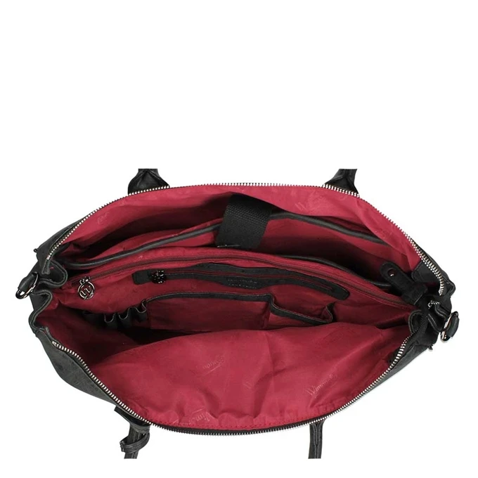 Wimona Fabiana Dames Laptoptas Black 6 Wimona Fabiana Dames Laptoptas Black - Afbeelding 4