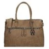 Wimona Fabiana Dames Laptoptas Taupe -Diverse Tassen image 12756
