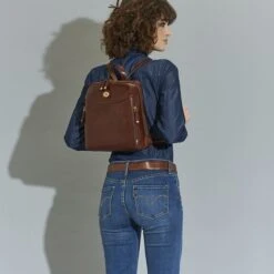 The Bridge Story Donna Backpack Brown -Diverse Tassen image 12842
