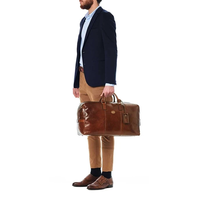 The Bridge Story Viaggio Duffle Bag 50 Brown 4 The Bridge Story Viaggio Duffle Bag 50 Brown - Afbeelding 2