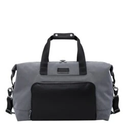 Tumi Alpha Double EXPansion Satchel Meteor Grey