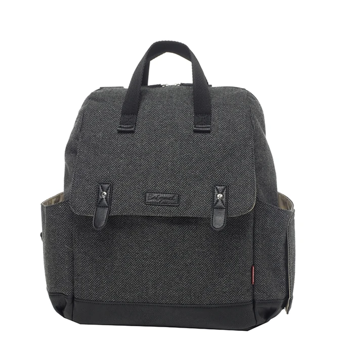 Babymel Robyn Convertible Backpack Tweed 3 Babymel Robyn Convertible Backpack Tweed
