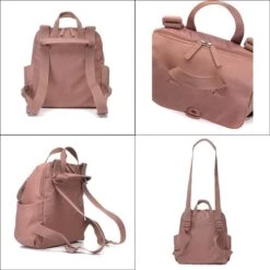 Babymel Robyn Convertible Backpack Faux Leather Dusty Pink 15 Babymel Robyn Convertible Backpack Faux Leather Dusty Pink -Diverse Tassen image 13629