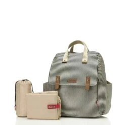 Babymel Robyn Convertible Backpack Navy Stripe 13 Babymel Robyn Convertible Backpack Navy Stripe -Diverse Tassen image 13655