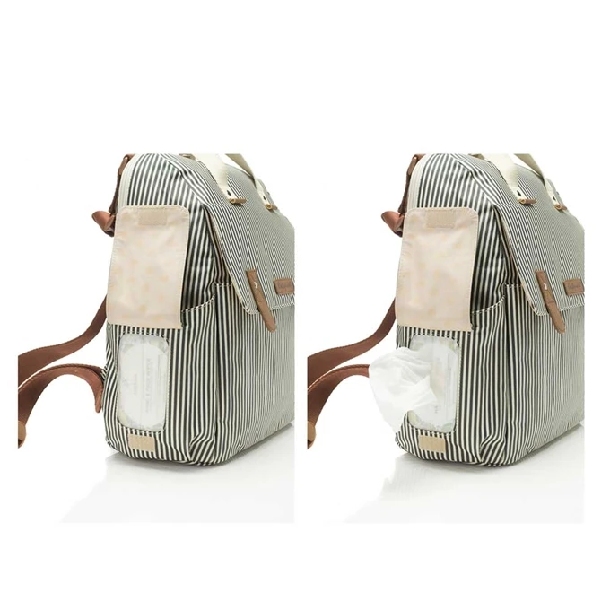 Babymel Robyn Convertible Backpack Navy Stripe 8 Babymel Robyn Convertible Backpack Navy Stripe - Afbeelding 6