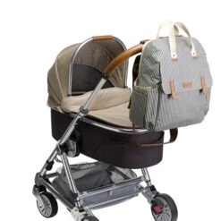 Babymel Robyn Convertible Backpack Navy Stripe 18 Babymel Robyn Convertible Backpack Navy Stripe -Diverse Tassen image 13660