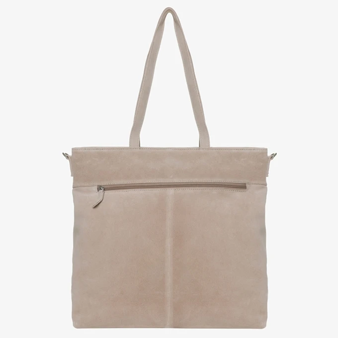 Mozz Momsbag Shopper Suede Sand 5 Mozz Momsbag Shopper Suede Sand - Afbeelding 3
