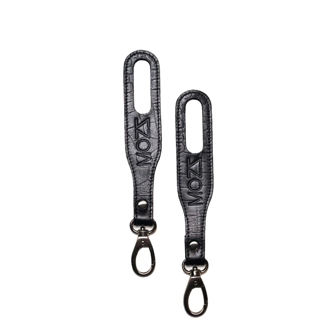 Mozz Savanna Croco Stroller Straps Black 3 Mozz Savanna Croco Stroller Straps Black