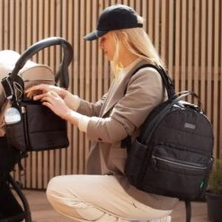 Babymel Lola Eco Quilt Backpack Luiertas Black 19 Babymel Lola Eco Quilt Backpack Luiertas Black -Diverse Tassen image 13725