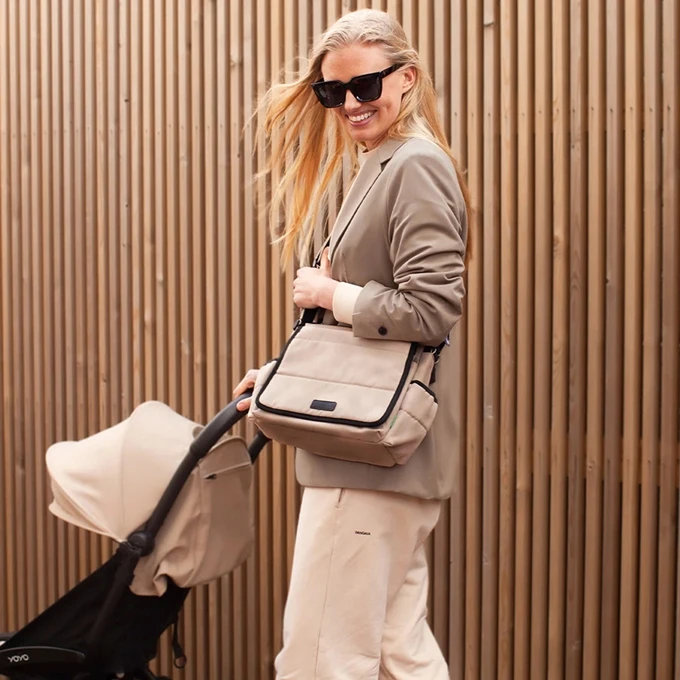 Babymel Stoller Bag Eco Quilt Fawn 4 Babymel Stoller Bag Eco Quilt Fawn - Afbeelding 2