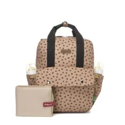 Babymel Georgi Convertible Backpack Caramel Leopard -Diverse Tassen image 13734