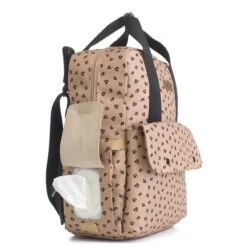 Babymel Georgi Convertible Backpack Caramel Leopard -Diverse Tassen image 13735