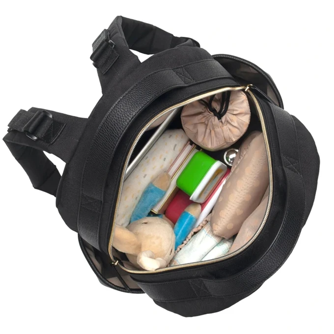 Babymel Lola Vegan Leather Black 6 Babymel Lola Vegan Leather Black - Afbeelding 4