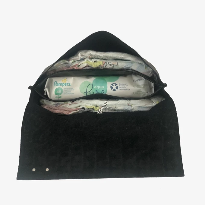 Mozz Luier Etui Black Dots Reverse 6 Mozz Luier Etui Black Dots Reverse - Afbeelding 4