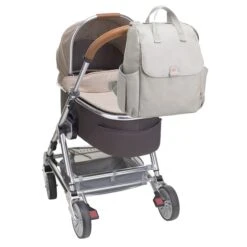 Babymel Robyn Convertible Backpack Faux Leather Pale Grey 19 Babymel Robyn Convertible Backpack Faux Leather Pale Grey -Diverse Tassen image 13795