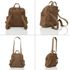 Babymel Robyn Convertible Backpack Faux Leather Tan -Diverse Tassen image 13800