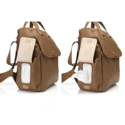 Babymel Robyn Convertible Backpack Faux Leather Tan -Diverse Tassen image 13801