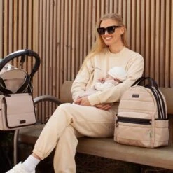 Babymel Lola Eco Quilt Backpack Luiertas Fawn 17 Babymel Lola Eco Quilt Backpack Luiertas Fawn -Diverse Tassen image 13815