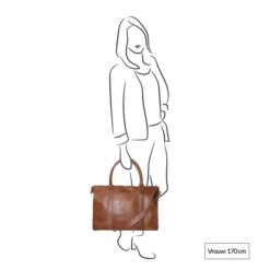 Mozz Croco Lola Bag Luiertas Camel -Diverse Tassen image 13888