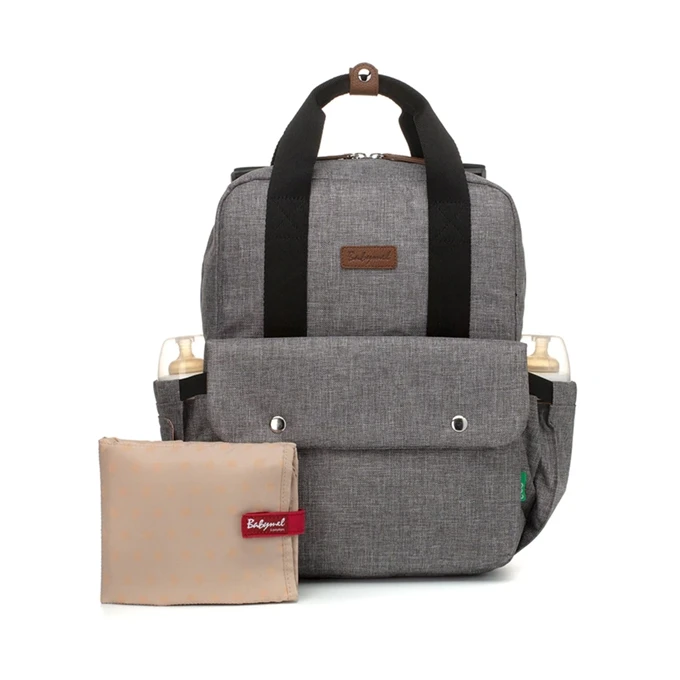 Babymel Georgi ECO Convertible Backpack Grey 5 Babymel Georgi ECO Convertible Backpack Grey - Afbeelding 3