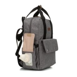 Babymel Georgi ECO Convertible Backpack Grey 13 Babymel Georgi ECO Convertible Backpack Grey -Diverse Tassen image 13920