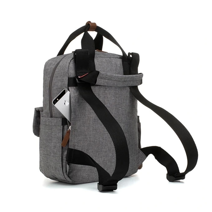 Babymel Georgi ECO Convertible Backpack Grey 8 Babymel Georgi ECO Convertible Backpack Grey - Afbeelding 6