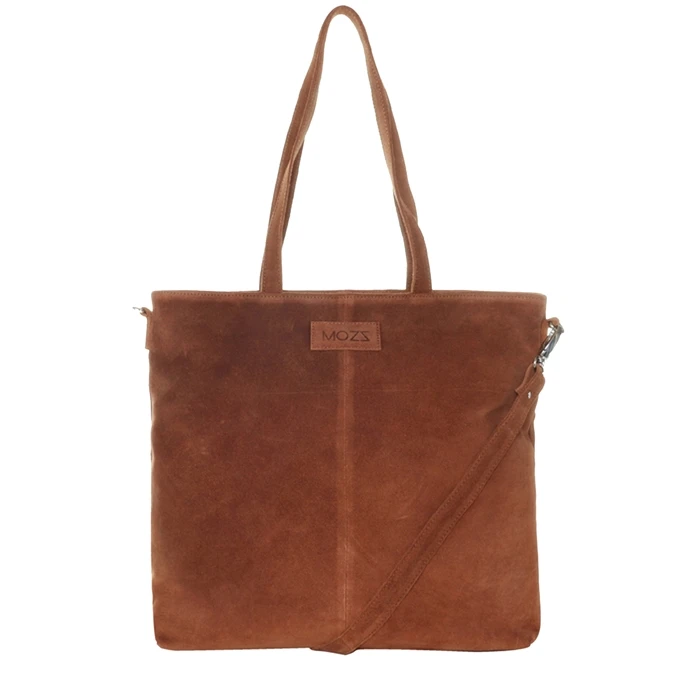 Mozz Momsbag Shopper Suede Cognac 3 Mozz Momsbag Shopper Suede Cognac
