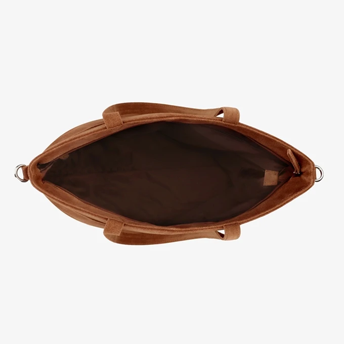 Mozz Momsbag Shopper Suede Cognac 6 Mozz Momsbag Shopper Suede Cognac - Afbeelding 4