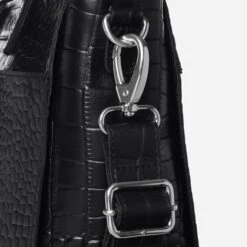 Mozz Croco Savanna Luiertas Black Croco -Diverse Tassen image 13982