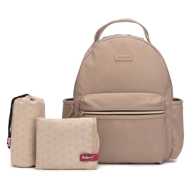 Babymel Lola Vegan Leather Luiertas Almond 5 Babymel Lola Vegan Leather Luiertas Almond - Afbeelding 3