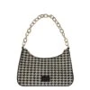 Inyati Dinah Tweed Crossbody Black/white