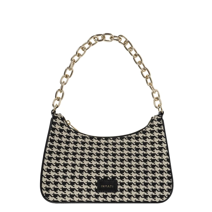 Inyati Dinah Tweed Crossbody Black/white 3 Inyati Dinah Tweed Crossbody Black/white