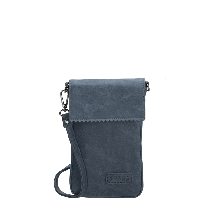 Zebra Trends Lisa Telefoontasje Jeansblauw 3 Zebra Trends Lisa Telefoontasje Jeansblauw