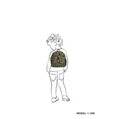 Zebra Trends Mason Rugzak Legergroen -Diverse Tassen image 14606