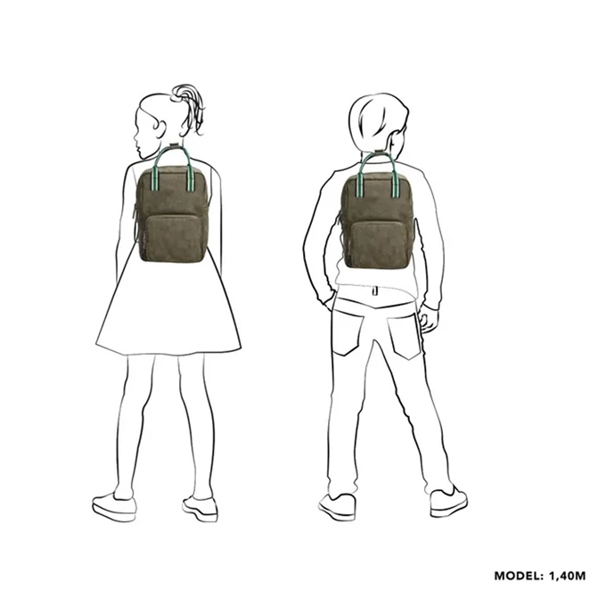 Zebra Trends Levi Rugzak Groen 4 Zebra Trends Levi Rugzak Groen - Afbeelding 2