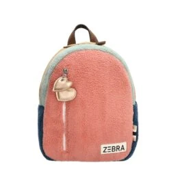 Zebra Trends Girls Teddy Rugzak S Pink