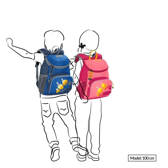 Jack Wolfskin Little Joe Daypack Pink All Over 4 Jack Wolfskin Little Joe Daypack Pink All Over - Afbeelding 2