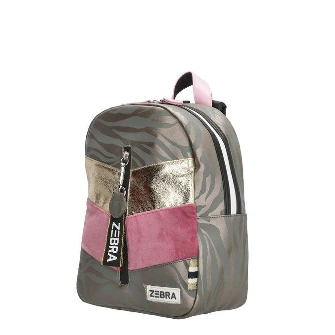 Zebra Trends Girls Rugzak S Velvet Zebra Grey 5 Zebra Trends Girls Rugzak S Velvet Zebra Grey - Afbeelding 3