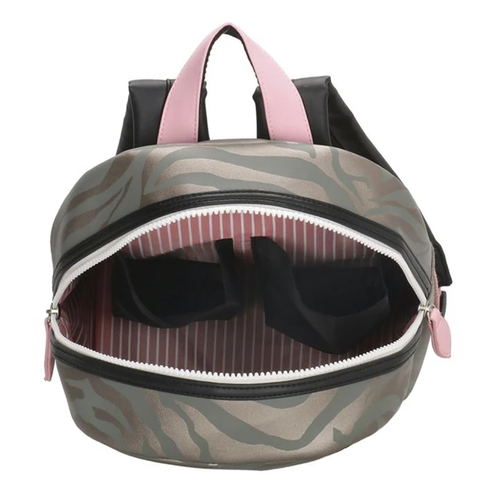 Zebra Trends Girls Rugzak S Velvet Zebra Grey 7 Zebra Trends Girls Rugzak S Velvet Zebra Grey - Afbeelding 5
