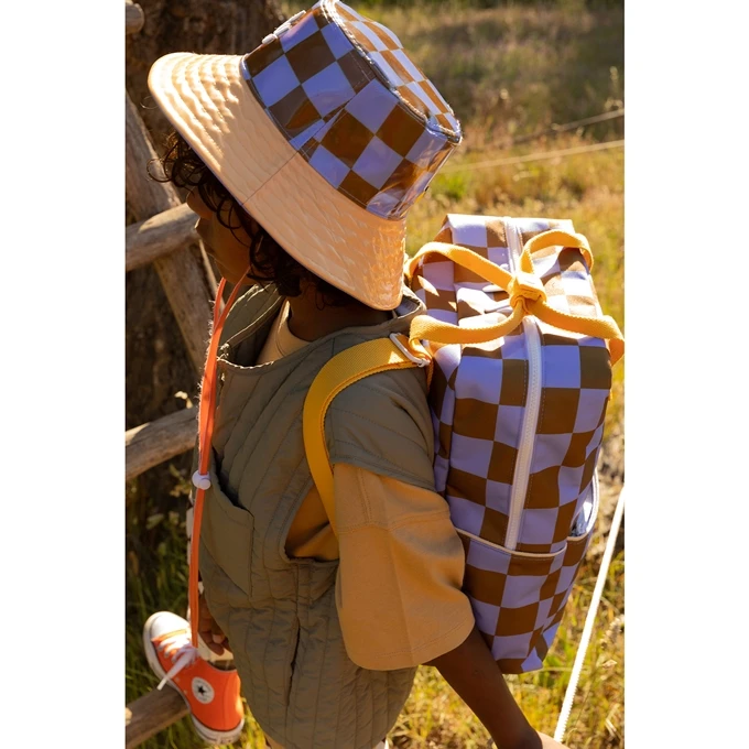 Sticky Lemon Farmhouse Backpack Large Checkerboard Blooming Purple - Soil Green 4 Sticky Lemon Farmhouse Backpack Large Checkerboard Blooming Purple - Soil Green - Afbeelding 2
