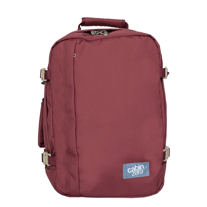 CabinZero Classic 36L Cabin Backpack Napa Wine 3 CabinZero Classic 36L Cabin Backpack Napa Wine