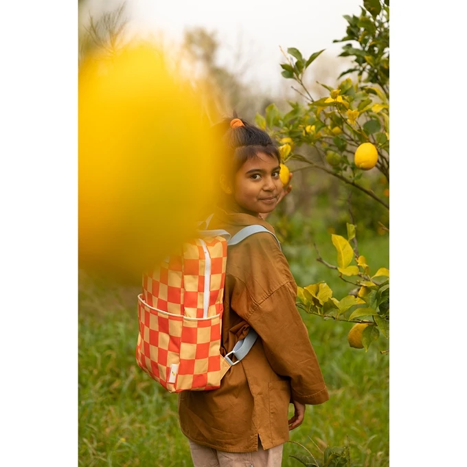 Sticky Lemon Farmhouse Backpack Large Checkerboard Pear Jam - Ladybird Red 4 Sticky Lemon Farmhouse Backpack Large Checkerboard Pear Jam - Ladybird Red - Afbeelding 2