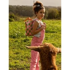 Sticky Lemon Farmhouse Backpack Small Checkerboard Sprout Green - Flower Pink -Diverse Tassen image 14893