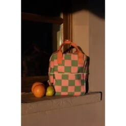 Sticky Lemon Farmhouse Backpack Small Checkerboard Sprout Green - Flower Pink -Diverse Tassen image 14894