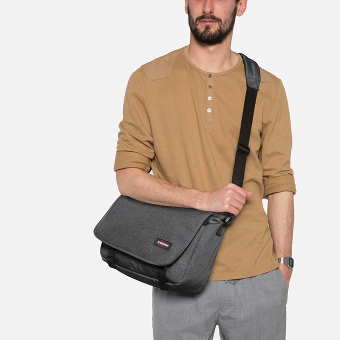 Eastpak JR Schoudertas Black Denim 4 Eastpak JR Schoudertas Black Denim - Afbeelding 2