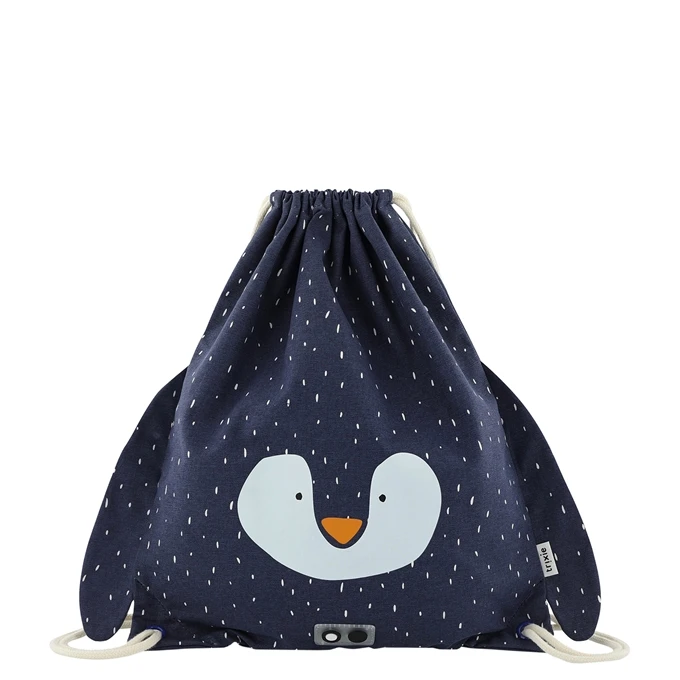 Trixie Mr. Penguin Drawstring Bag Blue 3 Trixie Mr. Penguin Drawstring Bag Blue