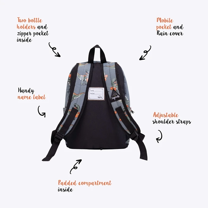 Little Legends Backpack L Dino Boxing 10 Little Legends Backpack L Dino Boxing - Afbeelding 8