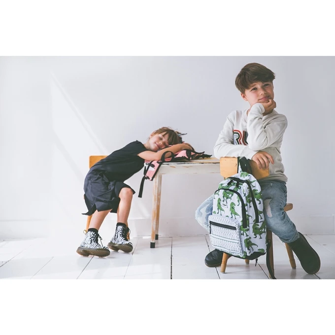 Little Legends Dino Backpack L Groen / Wit 5 Little Legends Dino Backpack L Groen / Wit - Afbeelding 3